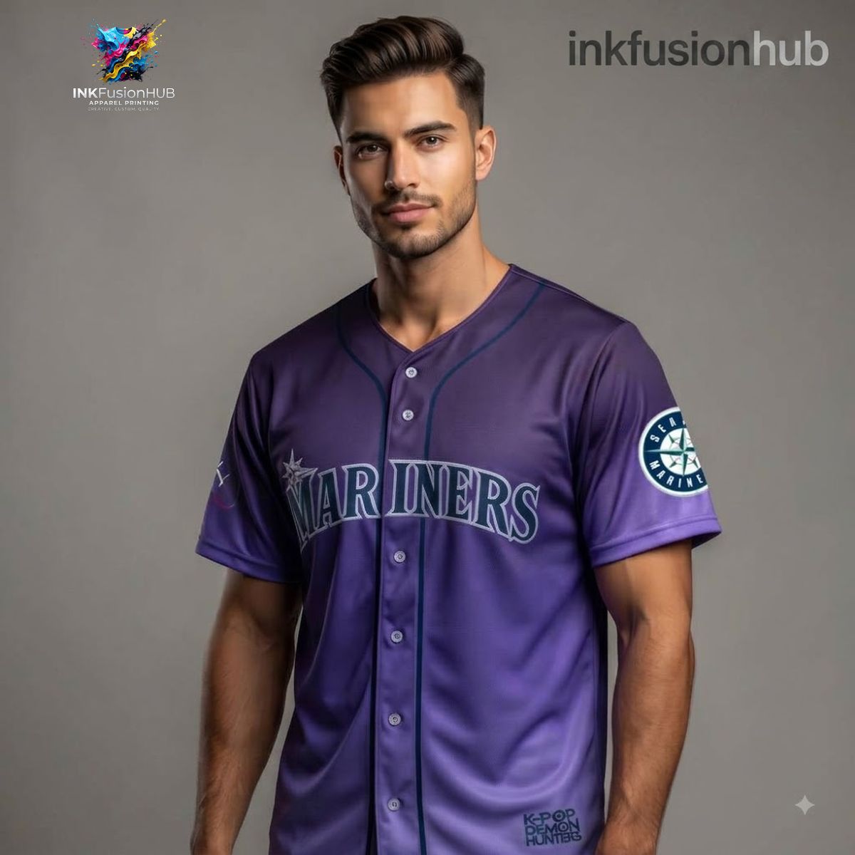 Seattle Mariners Baseball Jersey Kpop Demon Hunters Night 2026