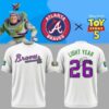 Atlanta Braves Custom TShirt Toy Story 5 Buzz Lightyear Special