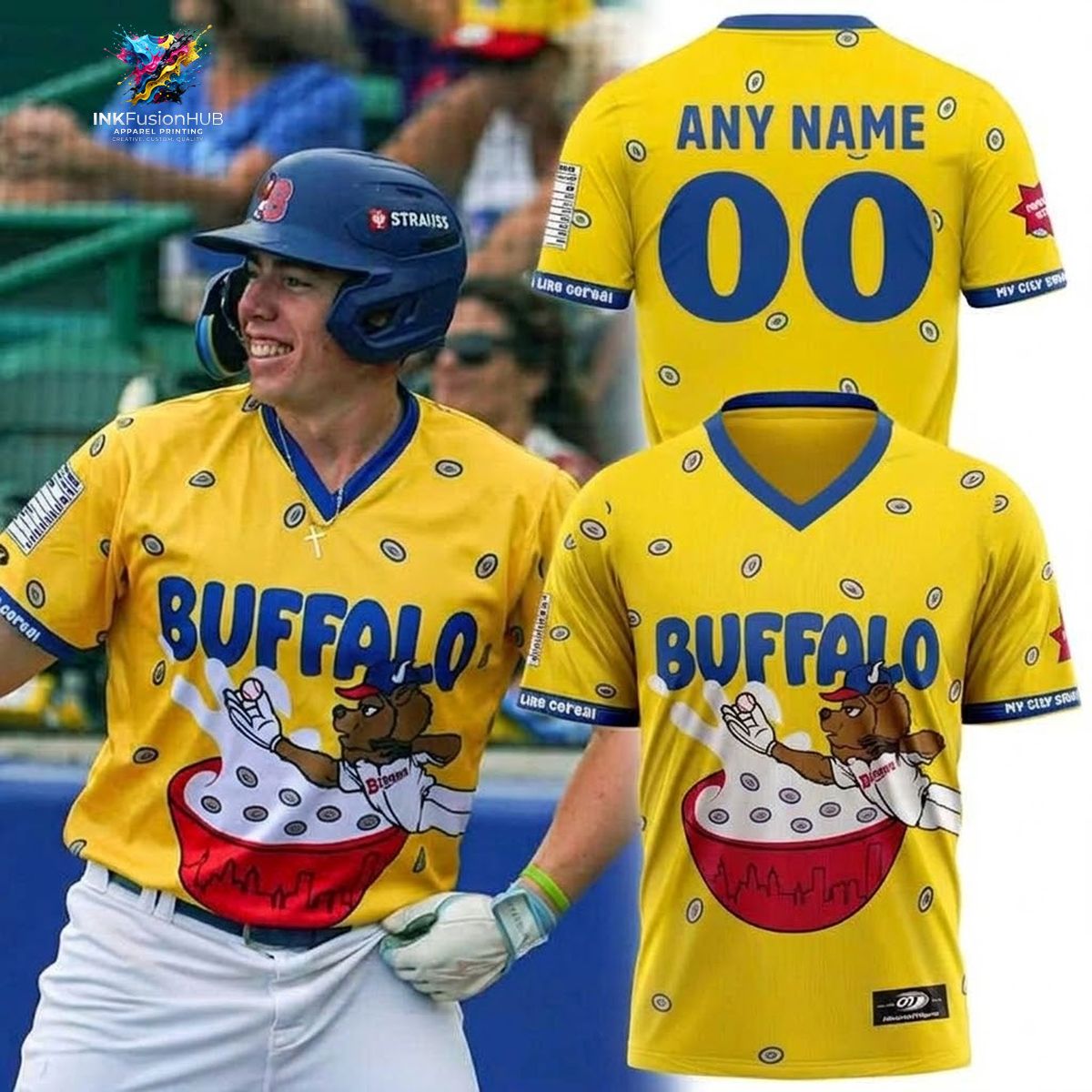 Buffalo Bisons Jersey Shirt Cheerios Night at the Ballpark 2026