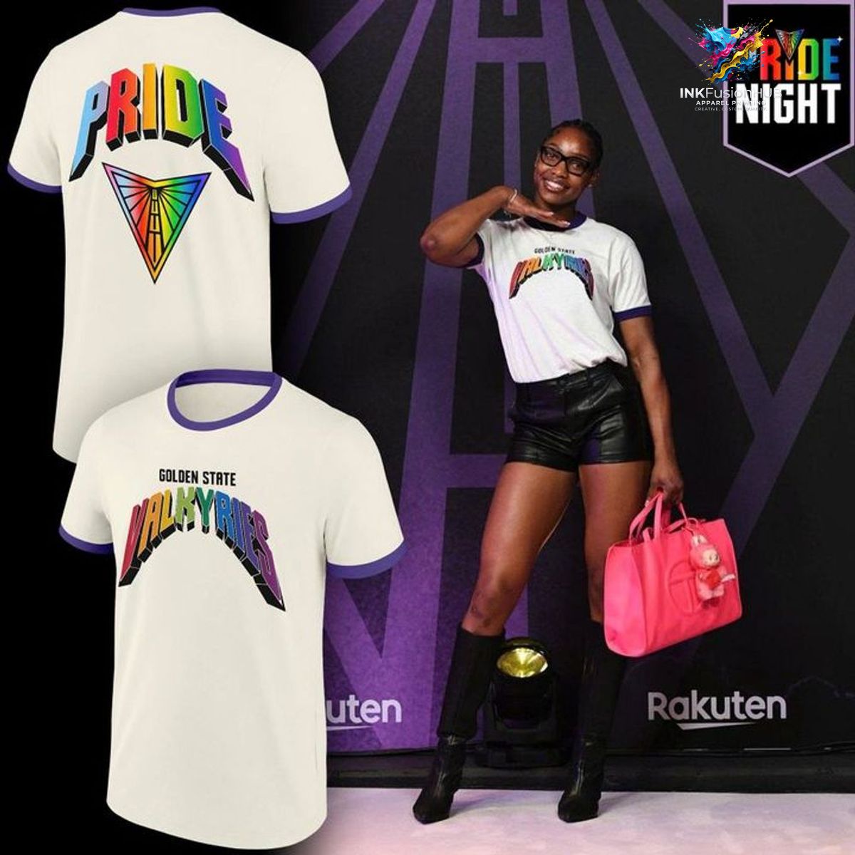 Golden State Valkyries TShirt Pride Night 2026
