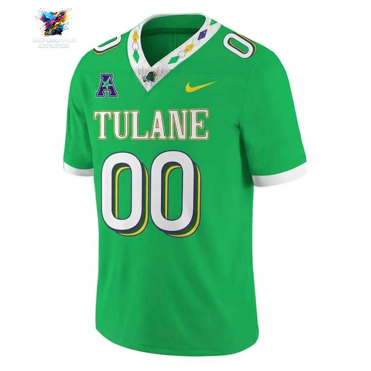 Tulane Green Wave City Edition Football Jersey Mardi Gras 2026 Custom