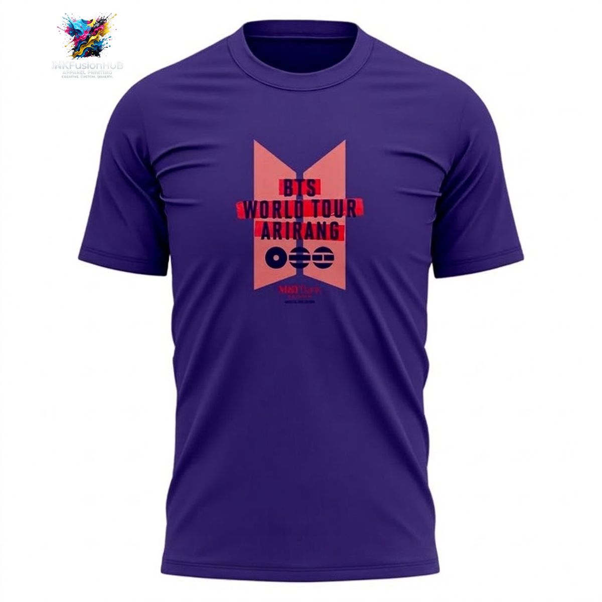 Baltimore Ravens x BTS World Tour Arirang In Baltimore 2026 Purple Shirt