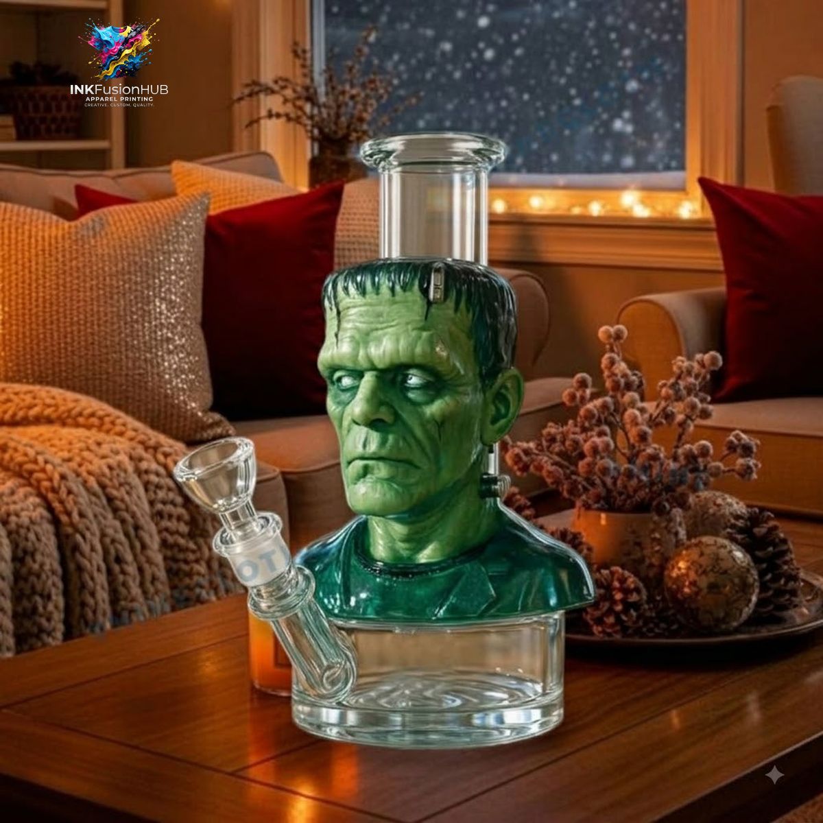 Frankenstein Glass Bong Custom