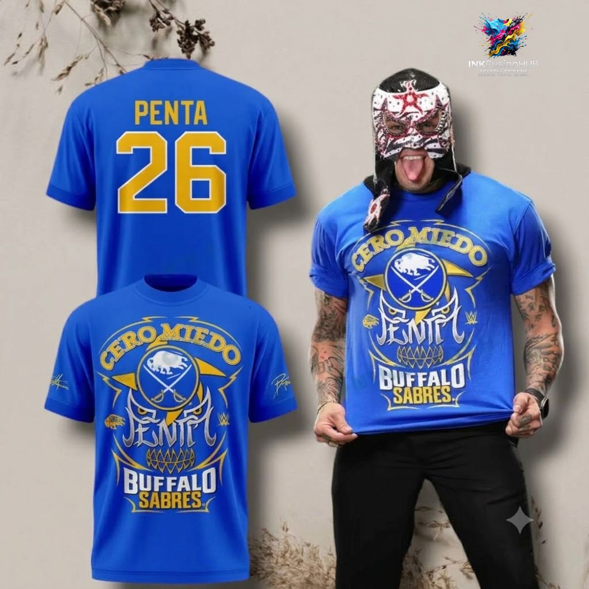 Welcome Penta Zero Miedo Buffalo Sabres T-Shirt