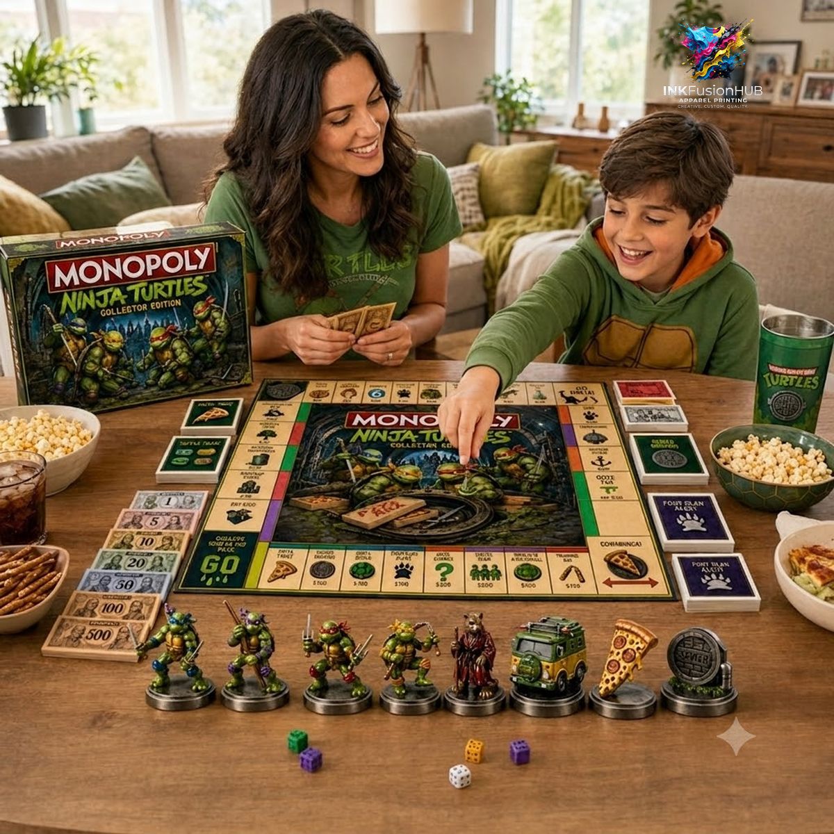 Teenage Mutant Ninja Turtles Collector Edition Monopoly Board Game